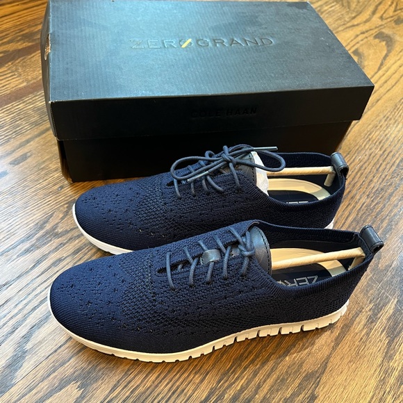 Cole Haan Shoes - Cole Haan Women’s Zerogrand Stitchlite Wingtip Oxfords jn Marine Blue